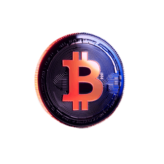 Analityczna karta z danymi rynku kryptowalut, unosząca się w przestrzeni